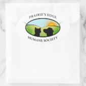 Sticker Ovale Logo (Sac)