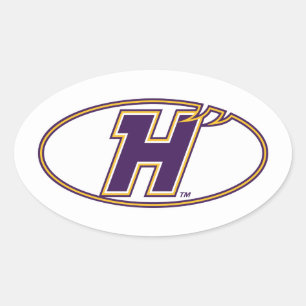 Sticker Ovale Logo Athlétique des Hawks de Hunter College