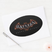 Sticker Ovale Logo Batman Arkham Knight (Enveloppe)