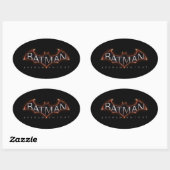 Sticker Ovale Logo Batman Arkham Knight (Feuille)