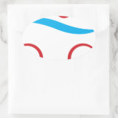 Sticker Ovale Logo cool moderne Triathlon (Sac)