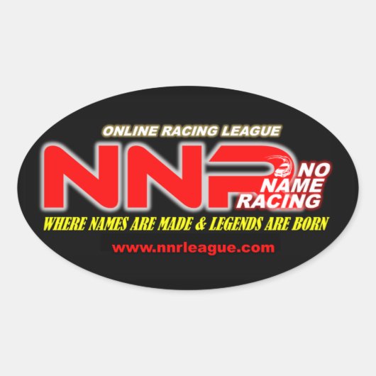 Sticker Ovale Logo de la ligue ovale NNR (Devant)