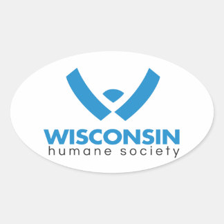 Sticker Ovale Logo de la Wisconsin Humane Society 2015