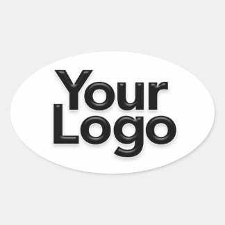 Sticker Ovale Logo de marketing promotionnel pour propriétaire d
