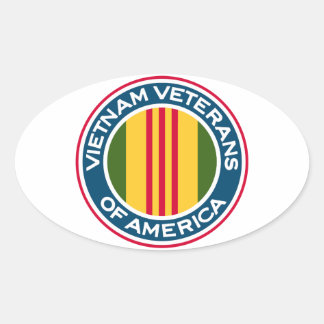 Sticker Ovale Logo des Vétérans d'Amérique du Vietnam
