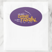 Sticker Ovale Logo du train UAlbany Dane (Sac)
