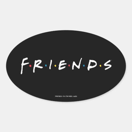 Sticker Ovale Logo FRIENDS™ (Devant)