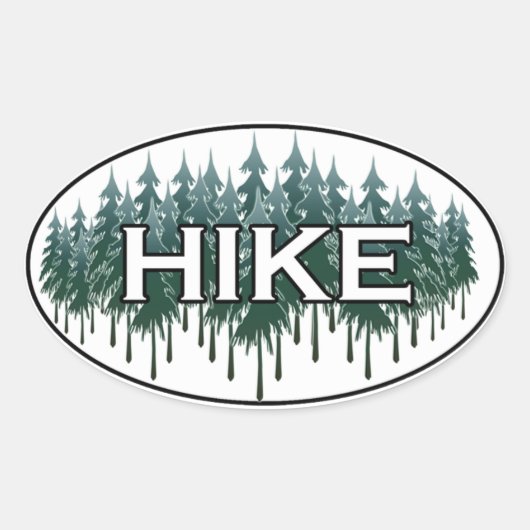 Sticker Ovale Logo HIKE Oval (Devant)