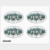 Sticker Ovale Logo HIKE Oval (Feuille)