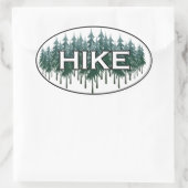 Sticker Ovale Logo HIKE Oval (Sac)