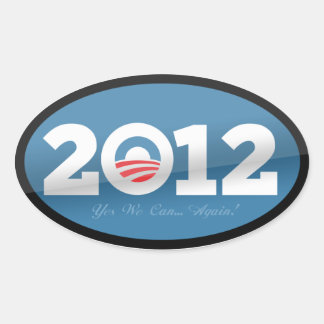 Sticker Ovale Logo officiel Obama 2012