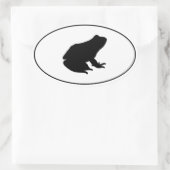 Sticker Ovale Logo ovale de grenouille (Sac)