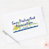 Sticker (ovale) - Logo SPAA (Enveloppe)