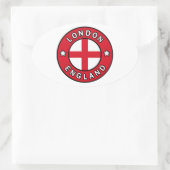 Sticker Ovale Londres Angleterre (Sac)