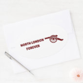 Sticker Ovale Londres du Nord (Enveloppe)