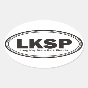 Sticker Ovale Longue clé