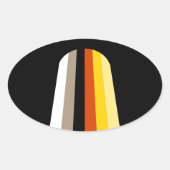 STICKER OVALE LONGUE FIERTÉ DES CHEVEUX (Devant)