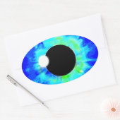 STICKER OVALE LOOCKY EYE (Enveloppe)