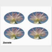 Sticker Ovale Lotus Flower et Blue Sky II (Feuille)