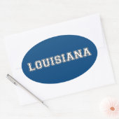Sticker Ovale Louisiane (Enveloppe)