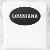 Sticker Ovale Louisiane (Sac)