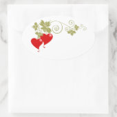 Sticker Ovale Love Fruit (Sac)