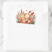 Sticker Ovale Love Hug (Sac)