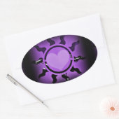 Sticker Ovale Love Shines 4 U_ (Enveloppe)