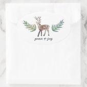 Sticker Ovale Loved Dearly (Sac)