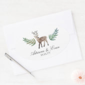 Sticker Ovale Loved Dearly (Enveloppe)