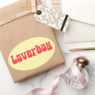 Sticker Ovale Loverboy