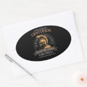 Sticker Ovale Lucius Voreno, un célèbre bâton ovale centurion ro (Enveloppe)