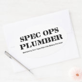 Sticker Ovale Lumeur des opérations de spécifications (Enveloppe)