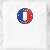 Sticker Ovale Lyon France (Sac)