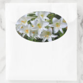 Sticker Ovale Lys de Pâques [Oval Seal] 楕 円 形 ー ル (Sac)