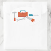 Sticker Ovale M. Fix-It (Sac)