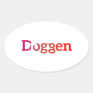 Sticker Ovale Ma Dogue allemande est une drogue