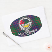 Sticker Ovale MacDonald Clan (Enveloppe)