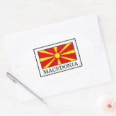 Sticker Ovale Macédoine (Enveloppe)