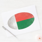 Sticker Ovale Madagascar (Enveloppe)
