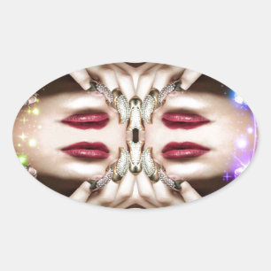 Sticker Ovale Magic spell