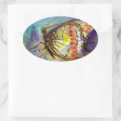 STICKER OVALE MAGIQUE BUTTERFLY (Sac)