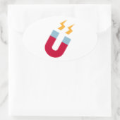 Sticker Ovale Magnet (Sac)