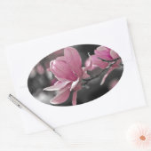 Sticker Ovale Magnolia (Enveloppe)