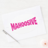 STICKER OVALE MAHOOSIQUE (Enveloppe)