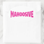 STICKER OVALE MAHOOSIQUE (Sac)