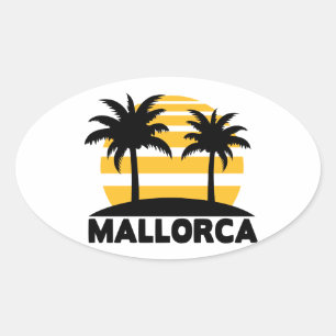 Sticker Ovale Majorque