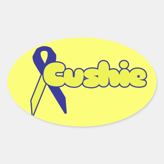 Sticker Ovale Maladie des coussins (Devant)