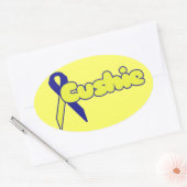 Sticker Ovale Maladie des coussins (Enveloppe)