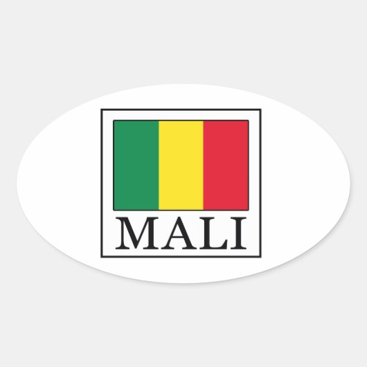 Sticker Ovale Mali (Devant)